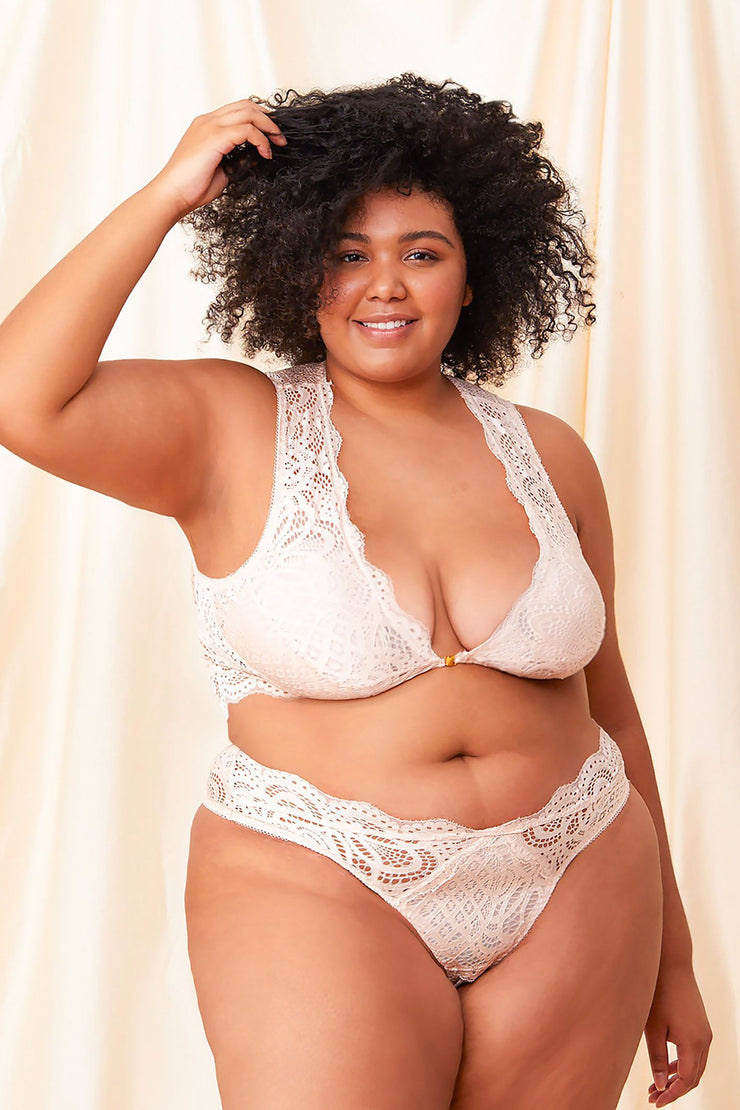 Sexy Lace Thong for Plus Size Women, Sizes 1X - 3X